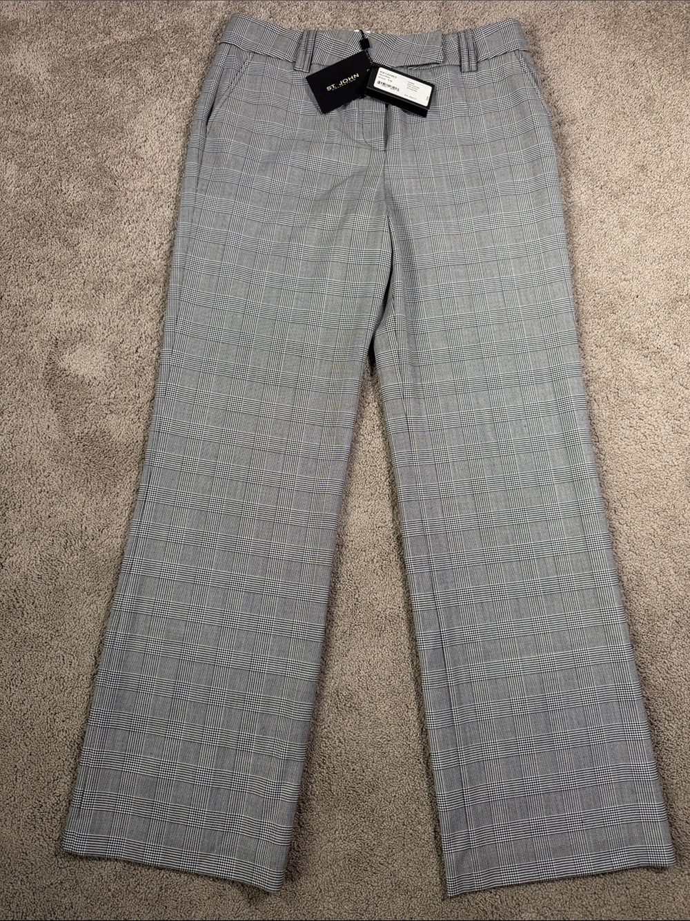ST. JOHN COLLECTION BY MARIE GRAY BLACK & WHITE PANTS 16